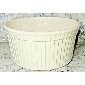 Vintage‎ Stangl Pottery Cookrite Ovenware Small Oval Casserole Dish Trenton NJ